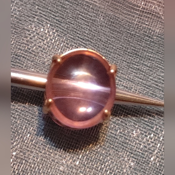 ʕ·ᴥ·ʔ Authentic Pandora Rose Pink Oval Cabochon Charm Retired